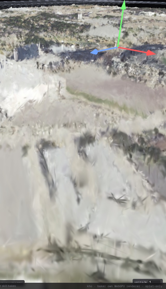 Env splat close oblique